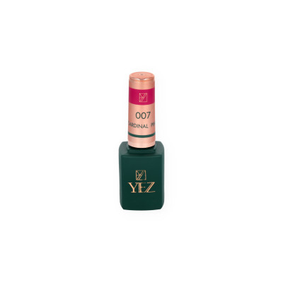 GEL POLISH COLOR Cardinal Pink 007 8ml YEZ Nails