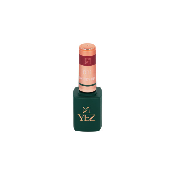 GEL POLISH COLOR Bloody Red 011 8ml YEZ Nails