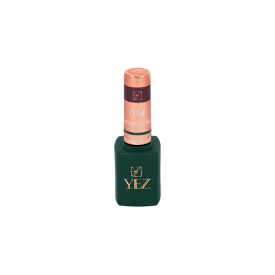 GEL POLISH COLOR Burgundy Red 014 8ml YEZ Nails