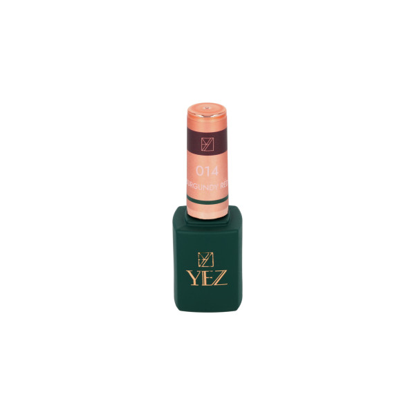GEL POLISH COLOR Burgundy Red 014 8ml YEZ Nails