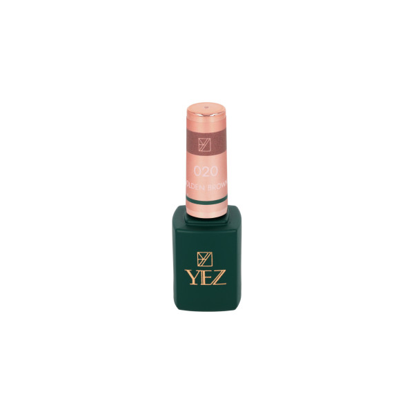 GEL POLISH COLOR Golden Brown 020 8ml YEZ Nails