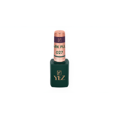 GEL POLISH COLOR Dark Plum 027 8ml YEZ Nails