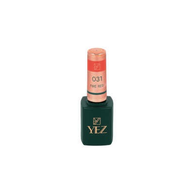 GEL POLISH COLOR Fire Red 031 8ml YEZ Nails