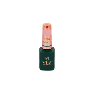GEL POLISH COLOR Sparkly Pink 033 8ml YEZ Nails