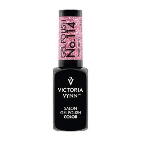 GEL POLISH 114 Pinky Glitter 8ml Victoria Vynn