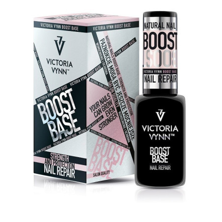 BOOST BASE Nail Repair 2 in1 8ml Baza hybrydowa i odżywka, światłoutwardzalna Victoria Vynn