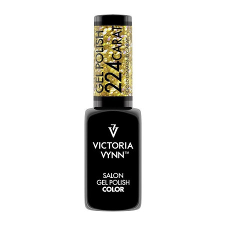 GEL POLISH 224 Carat Gold Diamond 8ml Victoria Vynn