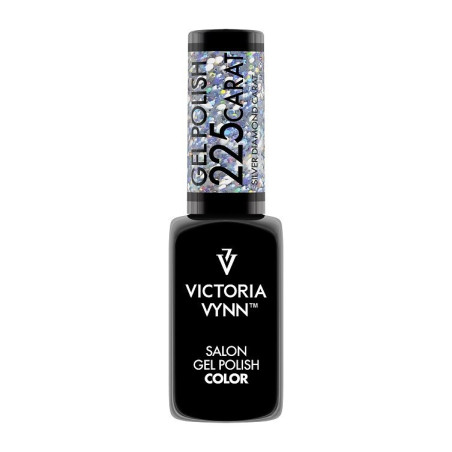 GEL POLISH 225 Carat Silver Diamond 8ml Victoria Vynn