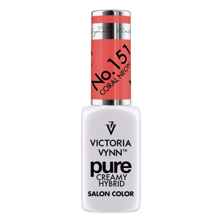 PURE CREAMY HYBRID 151 Coral Neon 8ml Victoria Vynn