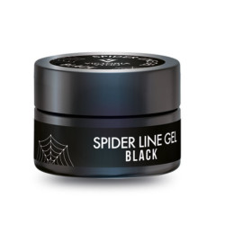 SPIDER LINE GEL 01 Black 5ml | hurtowniapazurkow.pl