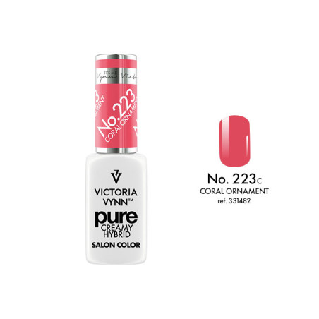 PURE CREAMY HYBRID 223 Coral Ornament 8ml Victoria Vynn