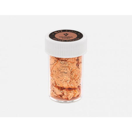 Folia do zdobień różowe złoto BIT FOIL Rose Gold Victoria Vynn