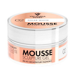 MOUSSE SCULPTURE GEL 02 Polar White 15ml | Victoria Vynn