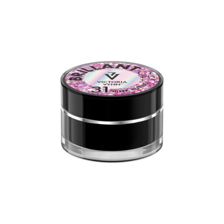 Żel brokatowy do zdobień BRILLANT GEL 31 Pink Rutile 5g Victoria Vynn