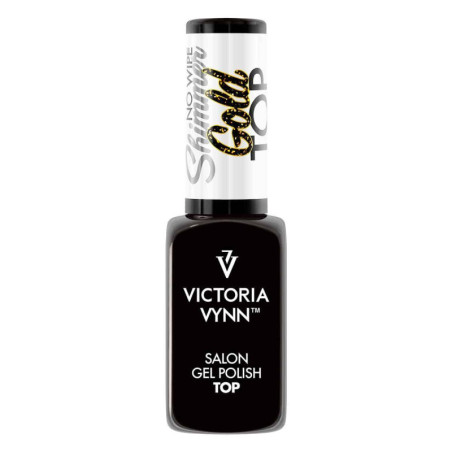 GEL POLISH Top Gold Shimmer No Wipe 8ml Victoria Vynn