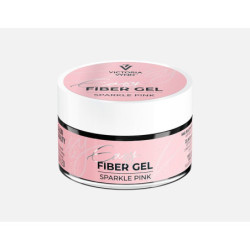EASY FIBER GEL Sparkle Pink 15ml | Victoria Vynn